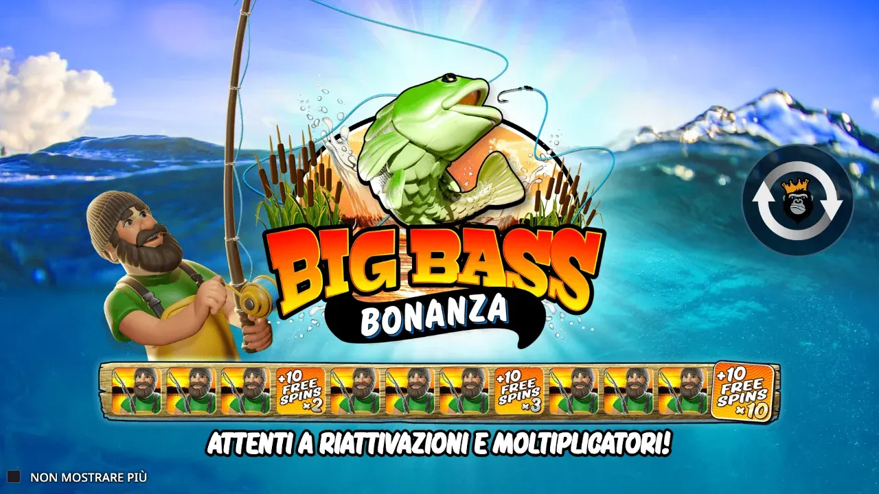 Intro di Big Bass Bonanza: attenti a riattivazioni e moltiplicatori