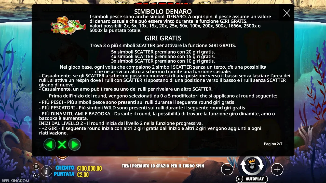 Regole di Big Bass Splash: simbolo denaro fino a 5000x, giri gratis e i cinque modificatori